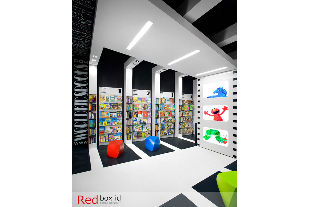 World Kids Books Wall Tattoos Branding Designed by Red Box ID