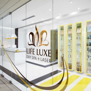 Life Luxe Spa Main Entry Retail Designed by Red Box ID